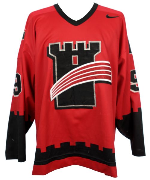 1998-2000 Eric Laplante Quebec Remparts Game Worn Jersey (MEARS LOA) 