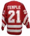 2002-04 Katie Temple University of Wisconsin Game Used Hockey Jersey (MEARS LOA)