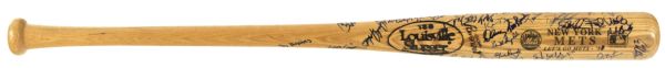 1991 New York Mets Signed Bat w/40+ Sigs. Incl. Dwight Gooden David Cone (MEARS LOA)