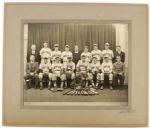 1938 Municipal Baseball Team 8”x10” Cabinet Type 1 Original Photo on shaded mount – JM Elliot Photography Studio (MEARS LOA)