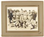 1923 Near Mint New Berlinville Baseball Team 8”x10” Cabinet Type 1 Original Photo on Art Deco Mount – “The Erb Studio, Boyertown, PA” photographers stamp (MEARS LOA) 