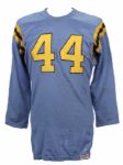 1960s early Powder Blue UCLA Style College #44 Sand Knit Durene Game Worn Football Jersey (MEARS LOA) 