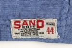 1960s early Powder Blue UCLA Style College #44 Sand Knit Durene Game Worn Football Jersey (MEARS LOA) 