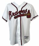 2003 Greg Maddux Atlanta Braves Game Worn Signed Jersey (JSA & MEARS LOA) 