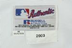 2003 Greg Maddux Atlanta Braves Game Worn Signed Jersey (JSA & MEARS LOA) 