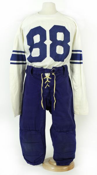 1960s #88 Durene Champion Made Football Jersey & Pants 
