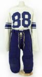 1960s #88 Durene Champion Made Football Jersey & Pants 