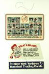 1979 New York Yankees Topps Burger King In-Store Display w/Reggie Jackson Thurman Munson 