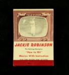1950 Jackie Robinson Brooklyn Dodgers How To Hit Flip Book 