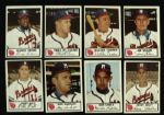 1953 Johnston Cookies Milwaukee Braves Complete Set of 25 Warren Spahn Eddie Mathews