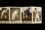 1955 Milwaukee Braves Johnston Cookies Sixth Folder w/ Buhl Dittmer Grimm Thomson Walters Wilson 