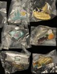 1983-2004 Super Bowl Press Pin (Lot of 14)