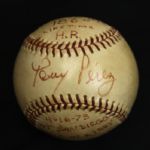 1973 Tony Perez Cincinnati Reds Actual #182 Home Run ONL (Fenney) Baseball Signed by Perez (MEARS LOA & JSA)