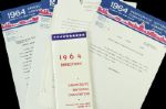 1964 Democratic National Convention Committee Information Packet Lyndon B. Johnson 