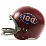 1969 Washington State Game Worn Suspension Football Helmet w/100 Years College Football Decal (MEARS LOA)