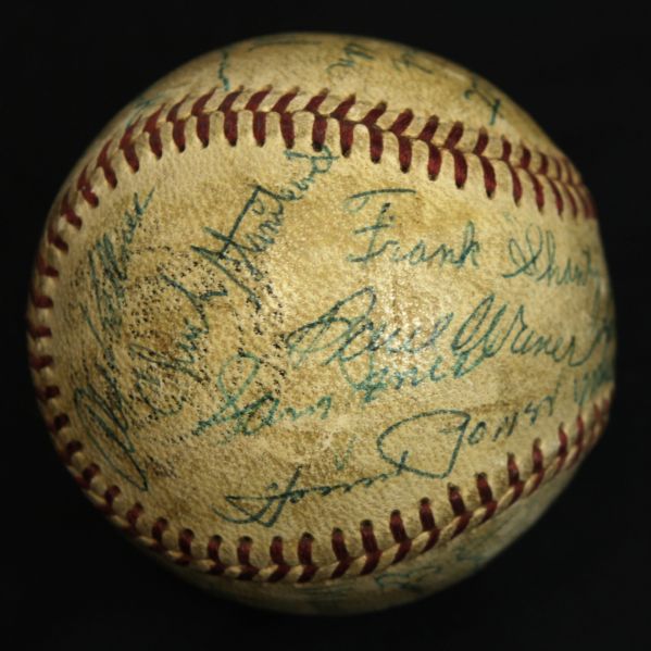 1960s St. Louis Cardinals Multi Signed Old Timers Baseball w/20 Sigs. Incl. Paul Waner Stan Musial - JSA