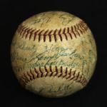 1960s St. Louis Cardinals Multi Signed Old Timer's Baseball w/20 Sigs. Incl. Paul Waner Stan Musial - JSA