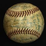 1960s St. Louis Cardinals Multi Signed Old Timer's Baseball w/20 Sigs. Incl. Paul Waner Stan Musial - JSA