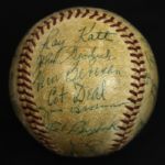 1960s St. Louis Cardinals Multi Signed Old Timer's Baseball w/20 Sigs. Incl. Paul Waner Stan Musial - JSA