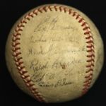 1950-51 Brooklyn Dodgers Facsimile Signed Baseball 