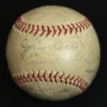 1950s New York Yankees Facsimile Signed Baseball w/Casey Stengel Mickey Mantle Sweet Spot 