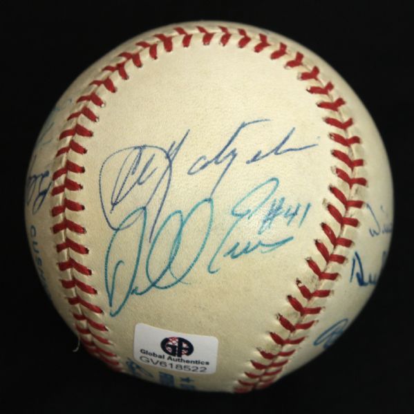 1984-94 400 Home Run Club Signed OAL (Brown) Baseball - JSA