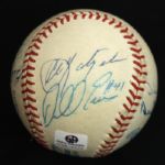 1984-94 400 Home Run Club Signed OAL (Brown) Baseball - JSA