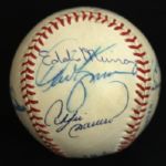 1984-94 400 Home Run Club Signed OAL (Brown) Baseball - JSA