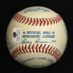 1984-94 400 Home Run Club Signed OAL (Brown) Baseball - JSA