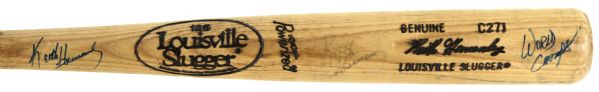 1986-89 Keith Hernandez New York Mets Autographed Louisville Slugger Professional Model Game Used Bat (JSA/MEARS A8) 