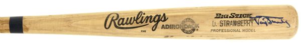 1988 Darryl Strawberry New York Mets Autographed Rawlings Adirondack Professional Model Game Used Bat (JSA/MEARS A7)