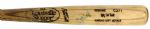 1991-93 George Brett Kansas City Royals Autographed Louisville Slugger Professional Model Game Used Bat (MEARS A7)