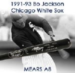 1991-93 Bo Jackson Chicago White Sox Autographed Louisville Slugger Professional Model Game Used Bat (MEARS A8)