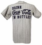1941-45 Martins Flannel Baseball Jersey "Drink Coca-Cola In Bottles" Reference On Back With Pants & Glove