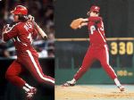 1979 Rudy Meoli Philadelphia Phillies Alternate Saturday Night Burgundy Jersey Pants & Cap Purchased From Team Worn One Night Only (MEARS LOA)