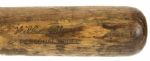 1951-57 Willie Mays New York Giants Adirondack Professional Model Team Index Bat (MEARS Authentic)