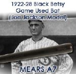 1922-28 Black Betsy (Joe Jackson Model) H&B Louisville Slugger Side Written Professional Model Bat - Barnstorming (MEARS A7)