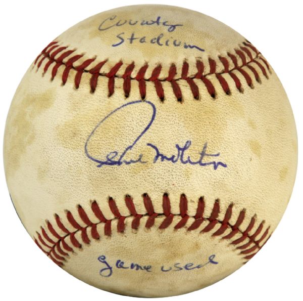 1981 Paul Molitor Milwaukee Brewers Game Used Signed OAL (Mac Phail) Baseball - JSA & MEARS 