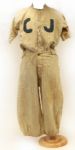 1910 circa Baseball "CJ" Flannel Jersey & Pants 