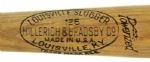 1944 (October 4th, 1944) George McQuinn St. Louis Browns H&B Louisville Slugger Game Used World Series Bat – Actual bat used to hit the First World Series Home Run for the Browns! (MEARS A10)
