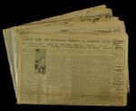 1902-07 Baseball Publication - Lot of 5 w/Harpers Weekly 