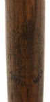 1900-12 circa Napoleon Lajoie Pontiac Turning Company Professional Style Bat – Plant later purchased by Louisville Slugger (MEARS LOA)