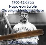 1900-12 circa Napoleon Lajoie Pontiac Turning Company Professional Style Bat – Plant later purchased by Louisville Slugger (MEARS LOA)