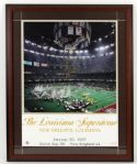 1997 Brett Favre Green Bay Packers 26 1/2" x 33" Hand Signed Photo Display w/ Super Bowl Inscriptions  - Favre Hologram 