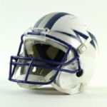 1990s Air Force Falcons Game Used #90 Helmet, Signed by Coach Fisher DeBerry (MEARS LOA) 