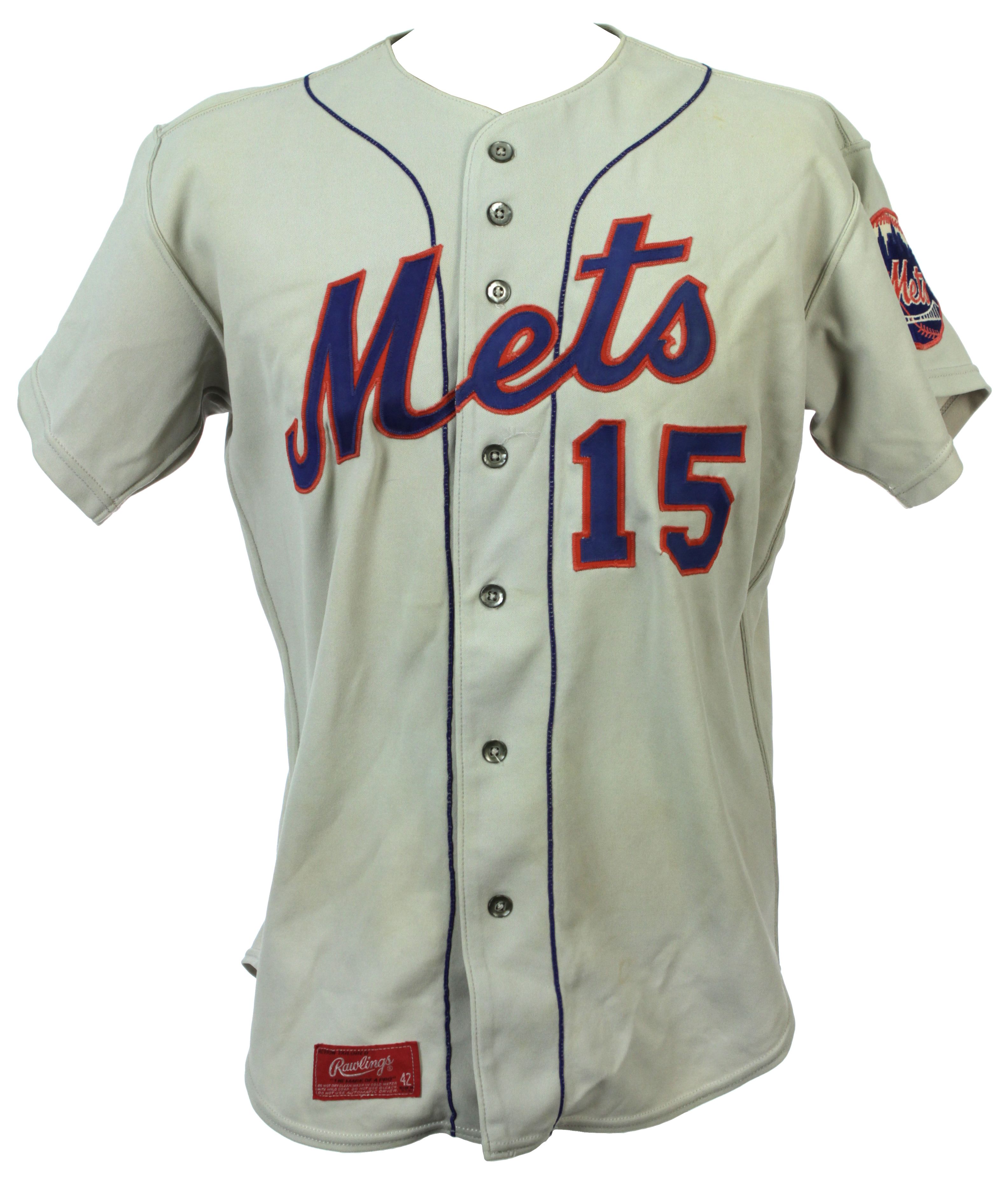 Lot Detail - 1974 Jerry Grote New York Mets Game Worn Road Jersey (MEARS  A9.5)