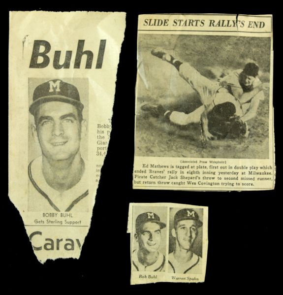 1957-82 Milwaukee Braves & Brewers Publication Lot of 11 