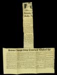 1957-82 Milwaukee Braves & Brewers Publication Lot of 11 
