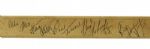 1977-78 Louisville Birmingham Bulls Team Signed Hockey Stick (MEARS LOA)