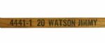1975-78 Philadelphia Flyers Jimmy Watson Signed Personal Model Stick w/22 Sigs. Incl. Bernie Parent (MEARS LOA) 